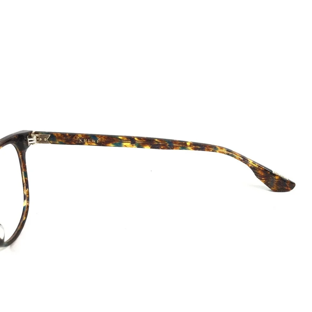 Krewe Eyeglasses Frames ODIN Tortoise Brown Square Full Rim 52-18-135